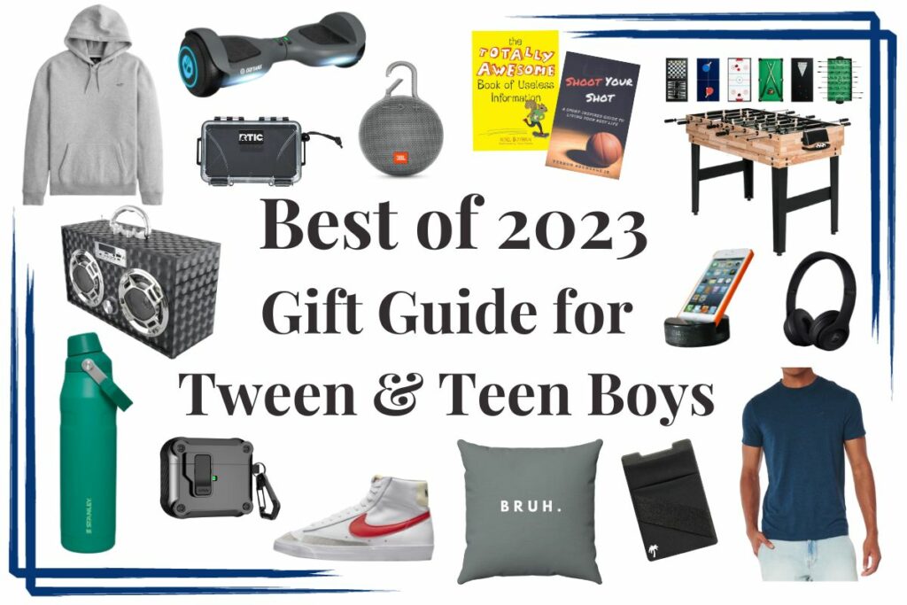 2023 Boy's Gift Guide - Assorted Gifts Collage