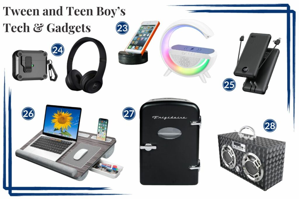 2023 Boy's Gift Guide - Tech & Gadgets Collage