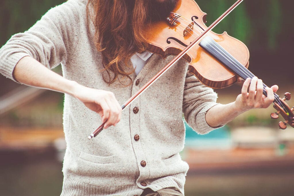 Creative Outlet 3 - Woman playing the violin